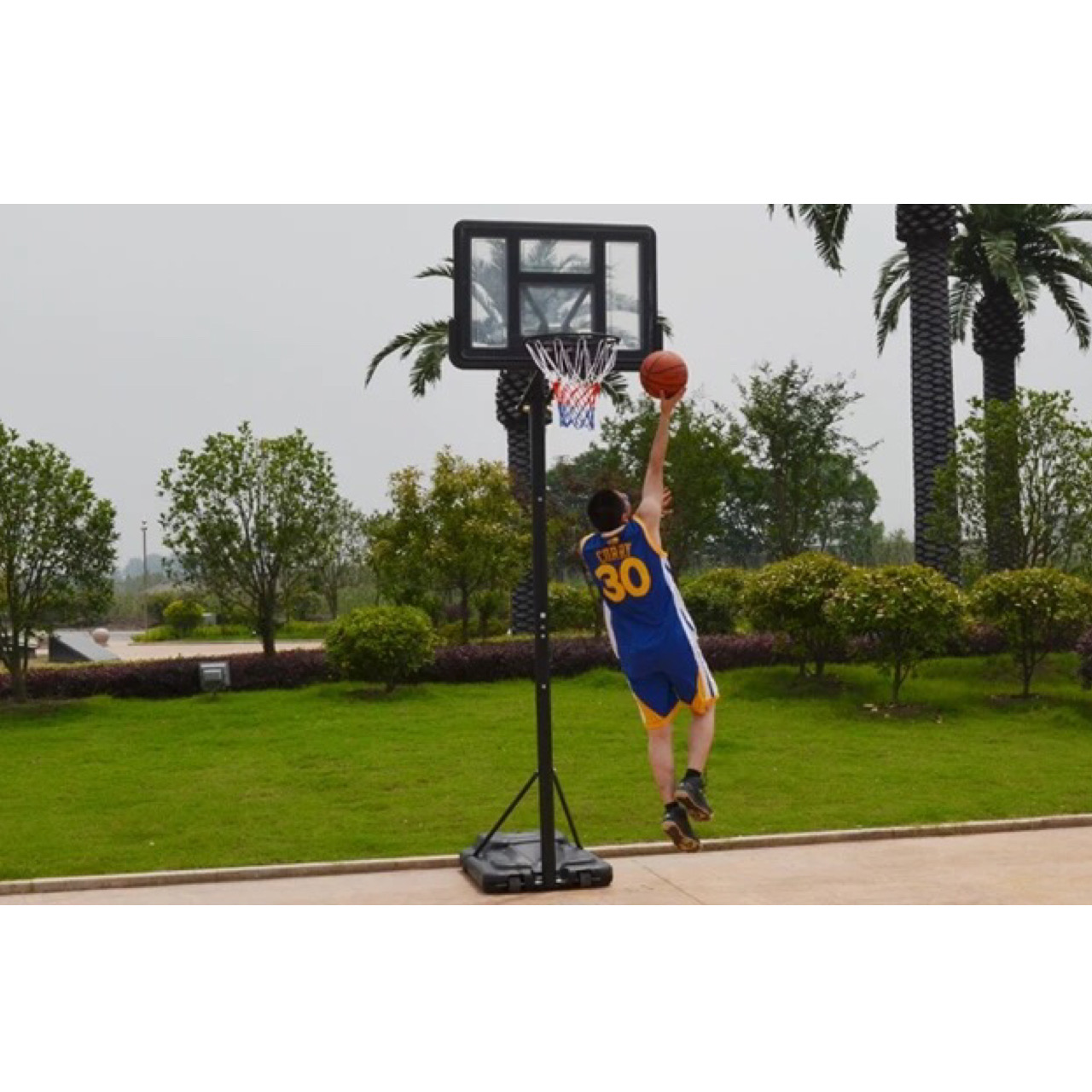 Basketball hoop stand